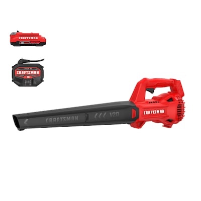 CRAFTSMAN 90 MPH V20 20-Volt Max Lithium Ion Cordless Electric Leaf Blower (Battery Included)
