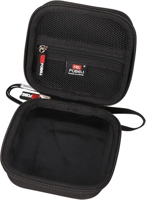 FBLFOBELI Hard Carrying Case for Powkiddy V90s/for RG35XXSP RG34XXSP Retro Handheld Game Console, Protective Storage Holder for SD Card, USB Charging Cable and Other Accessories (Case Only)