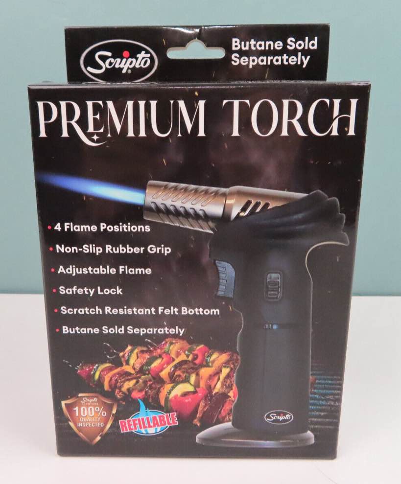 Scripto Premium Torch Lighter, Food, Drinks, Cigars,