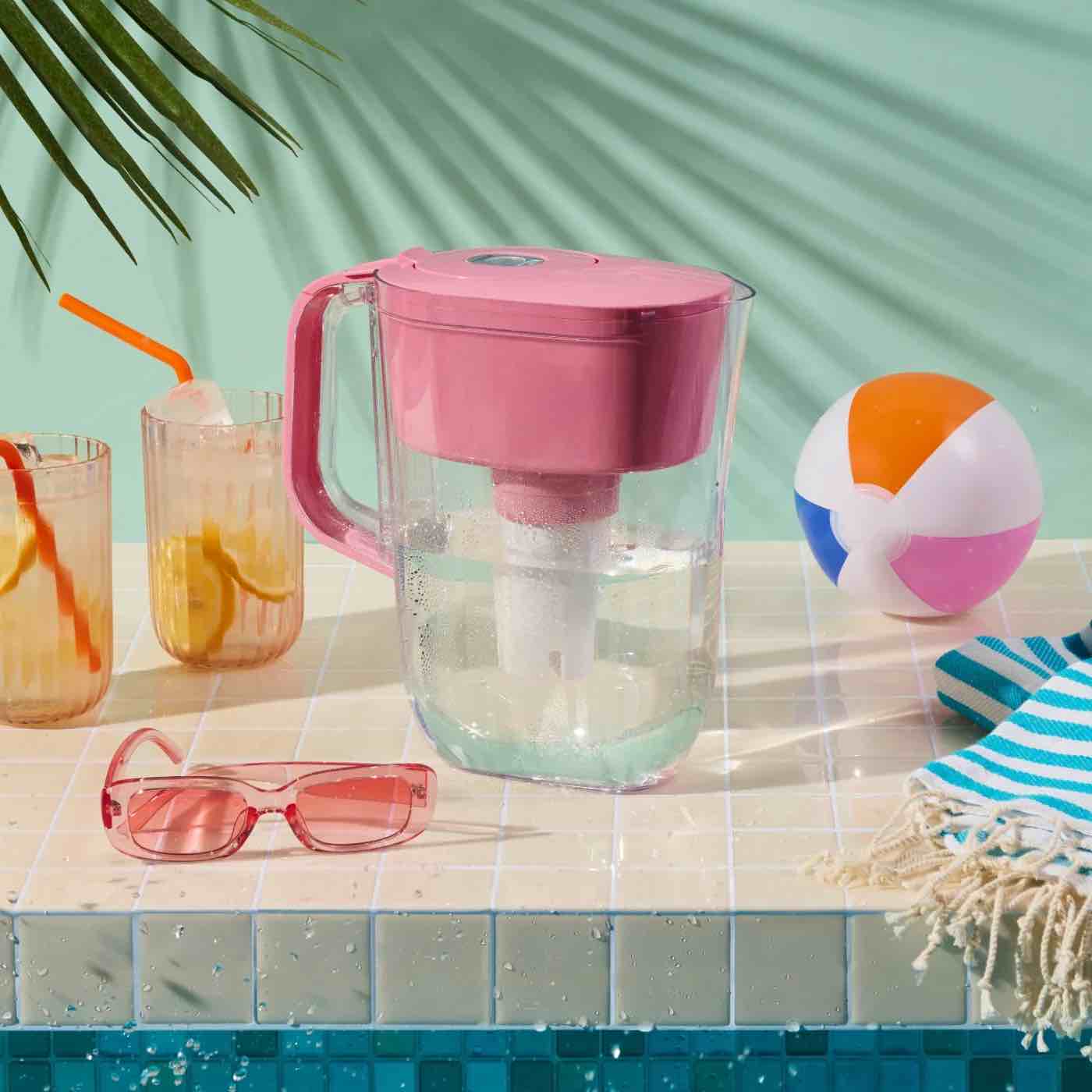 Brita Water Filter Pitcher for Tap and Drinking Water with 1 Standard Filter, Lasts 2 Months, 6-Cup Capacity, BPA Free, White