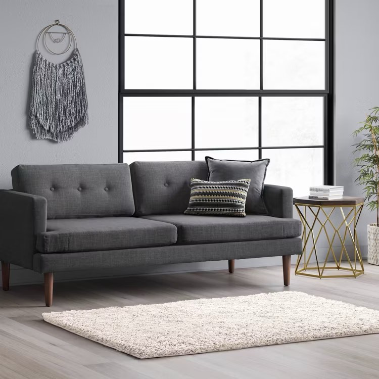 4'x5'6" Washable Plush Shag Accent Rug Pink - Room Essentials™