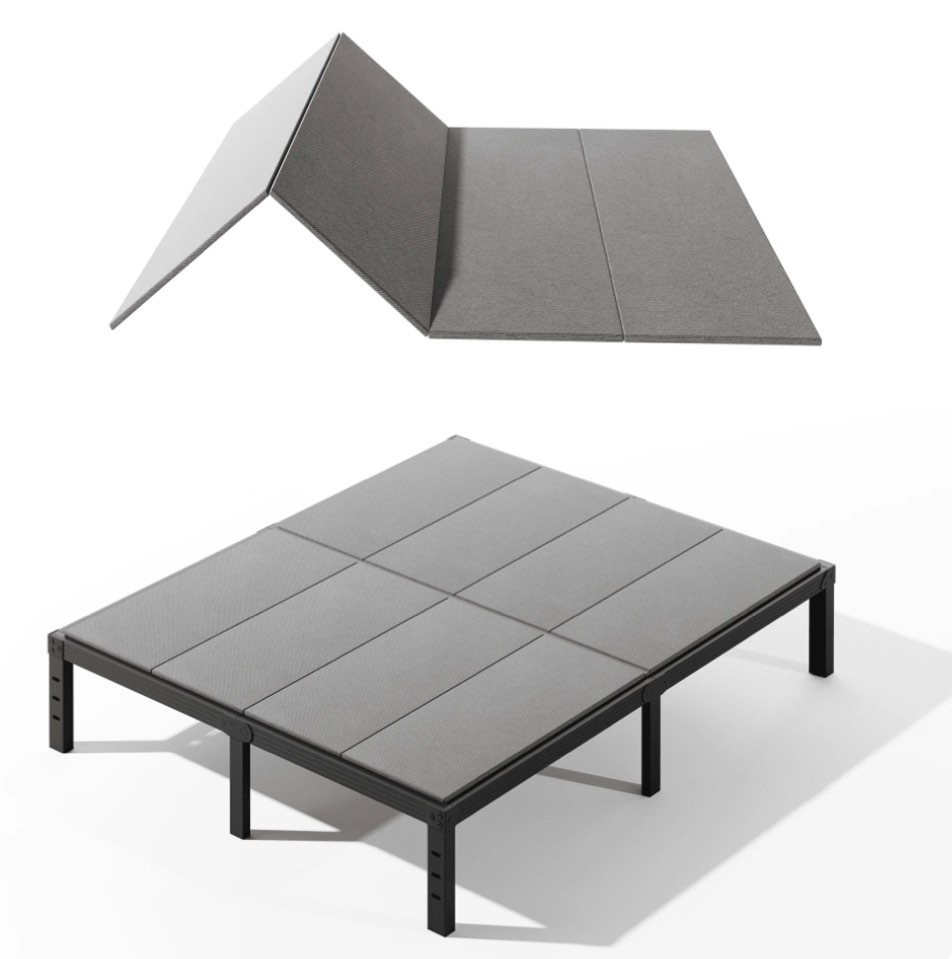 FSCHOS 8mm Queen Size Bunkie Board, Bed Board for Under Mattress Support, Minimize Noise, Fully Assembled