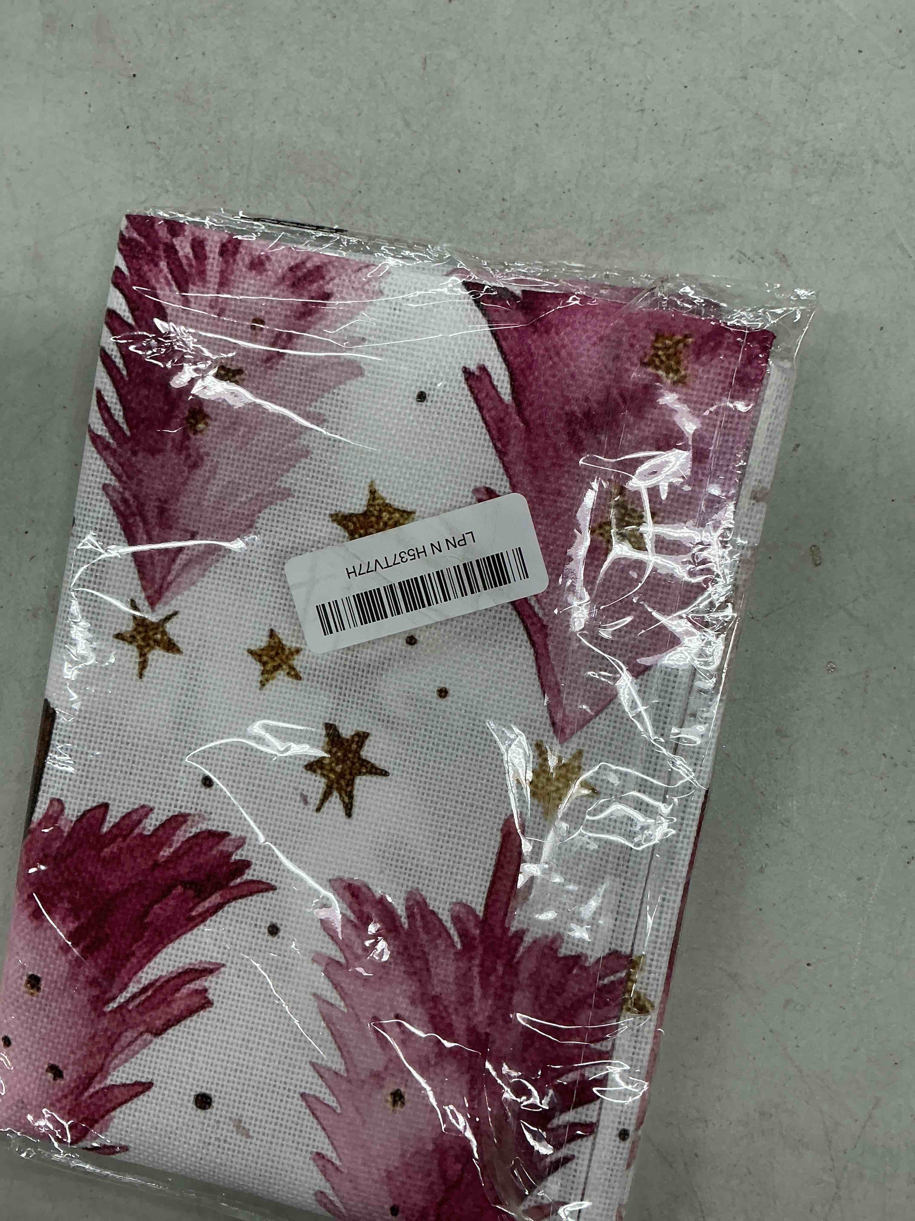 Pink Christmas Tree Pillow Cover 18x18 Inch, Winter Holiday Decorative Cushion Cover, Cute Christmas