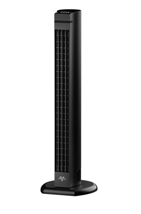 Vornado 4T Oscillating Tower Fan with Remote Control, 40" Tall, Black (New)