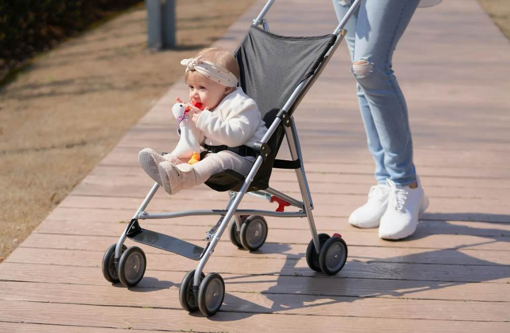 Parent's Choice Baby Umbrella Stroller, Black for Baby Boys & Girls