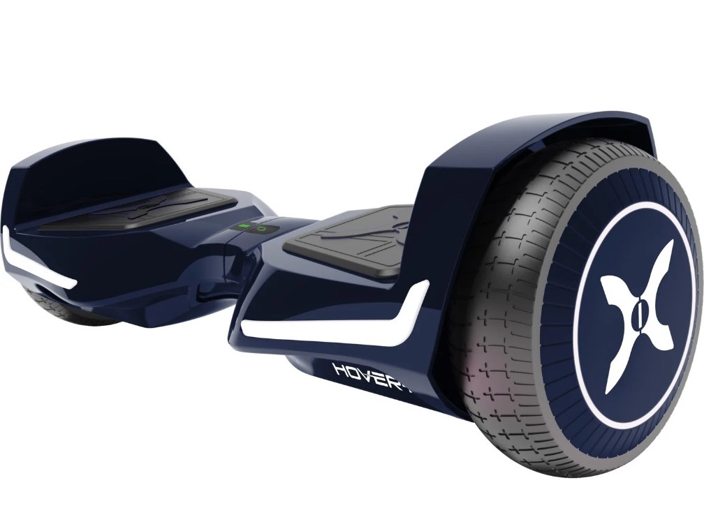 Hover-1 Evolution Hoverboard for Children, LED Headlights, 6 mph Max Speed, Midnight Blue