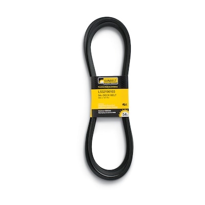 sunbelt l532196103 54" deck belt for riding mower/tractors