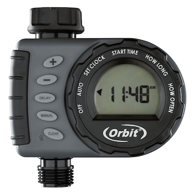 orbit 1 output port adjustable digital hose end timer