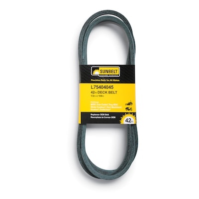 sunbelt 1/2-in x 109-in deck belt, for 42-in multiple, replaces oem part number 75404045, 95404045, 754-04045, 954-04046