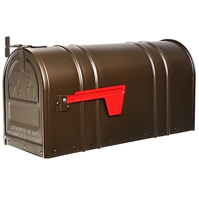Postal Pro Carlton Steel Mailbox - Antique Bronze