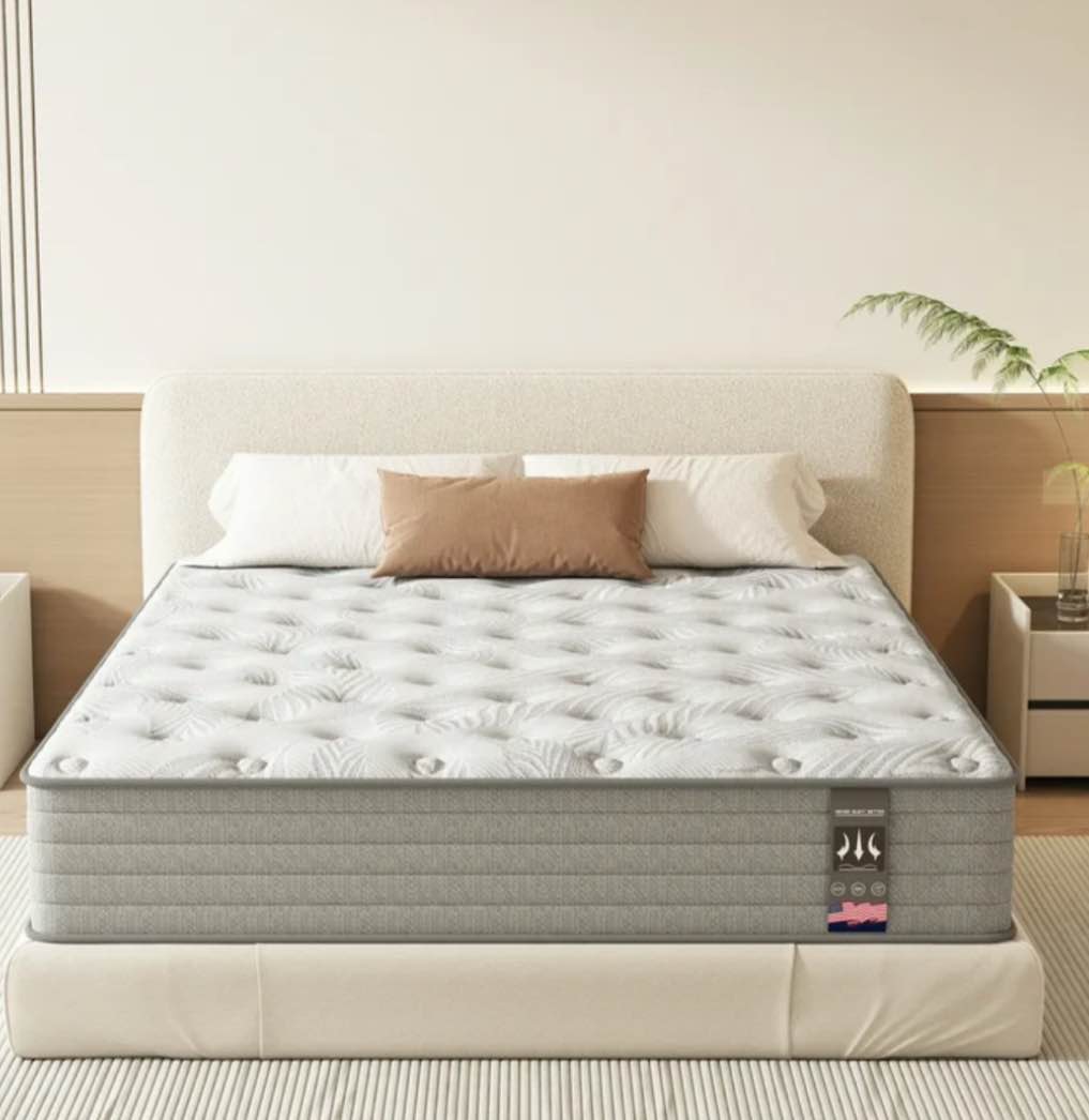 kow mattress 12 inch full size, gel memory foam hybrid mattress in a box, cozy sleep