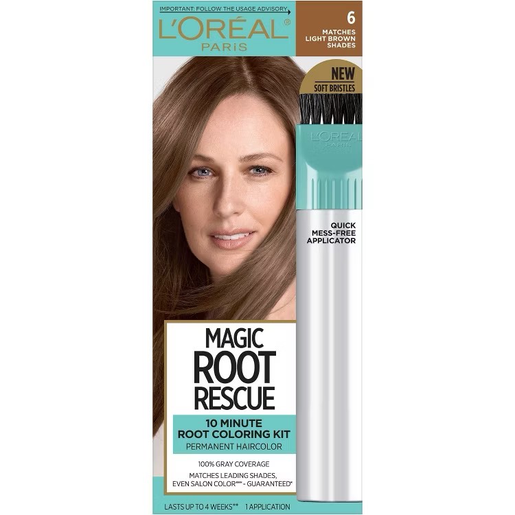 L Oreal Paris Magic Root Rescue 10 Minute Root Hair Color  Light Brown  1 Kit