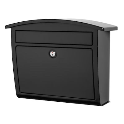 architectural mailboxes dal rae locking metal standard mailbox black