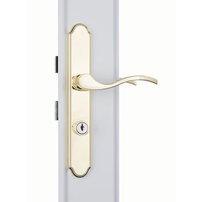 WRIGHT PRODUCTS Storm Door Brass Lockable Storm door Replacement Handleset