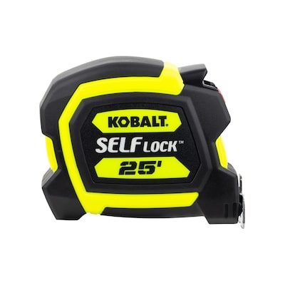 kobalt self lock 25-ft auto lock tape measure