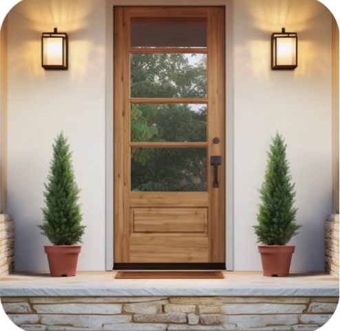 Artificial Cedar Tree 2 Pack 3 ft Outdoor Artificial Topiary Cedar Plants Fake Tree UV Rated Potted Plants for Porch Decor Faux Pine Tree for Perfect Housewarming Gift