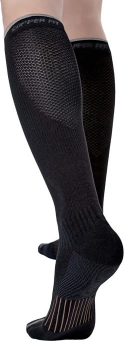 copper fit elite compression socks 2-pack size - xl 9-12