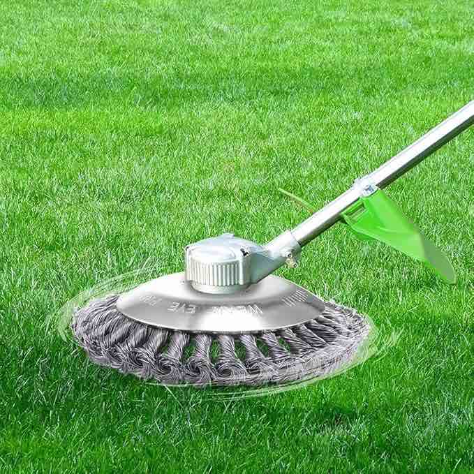 Derusting Weeding Wheel 8” Twisted Wire Cup Brush Weeding Wheel 
