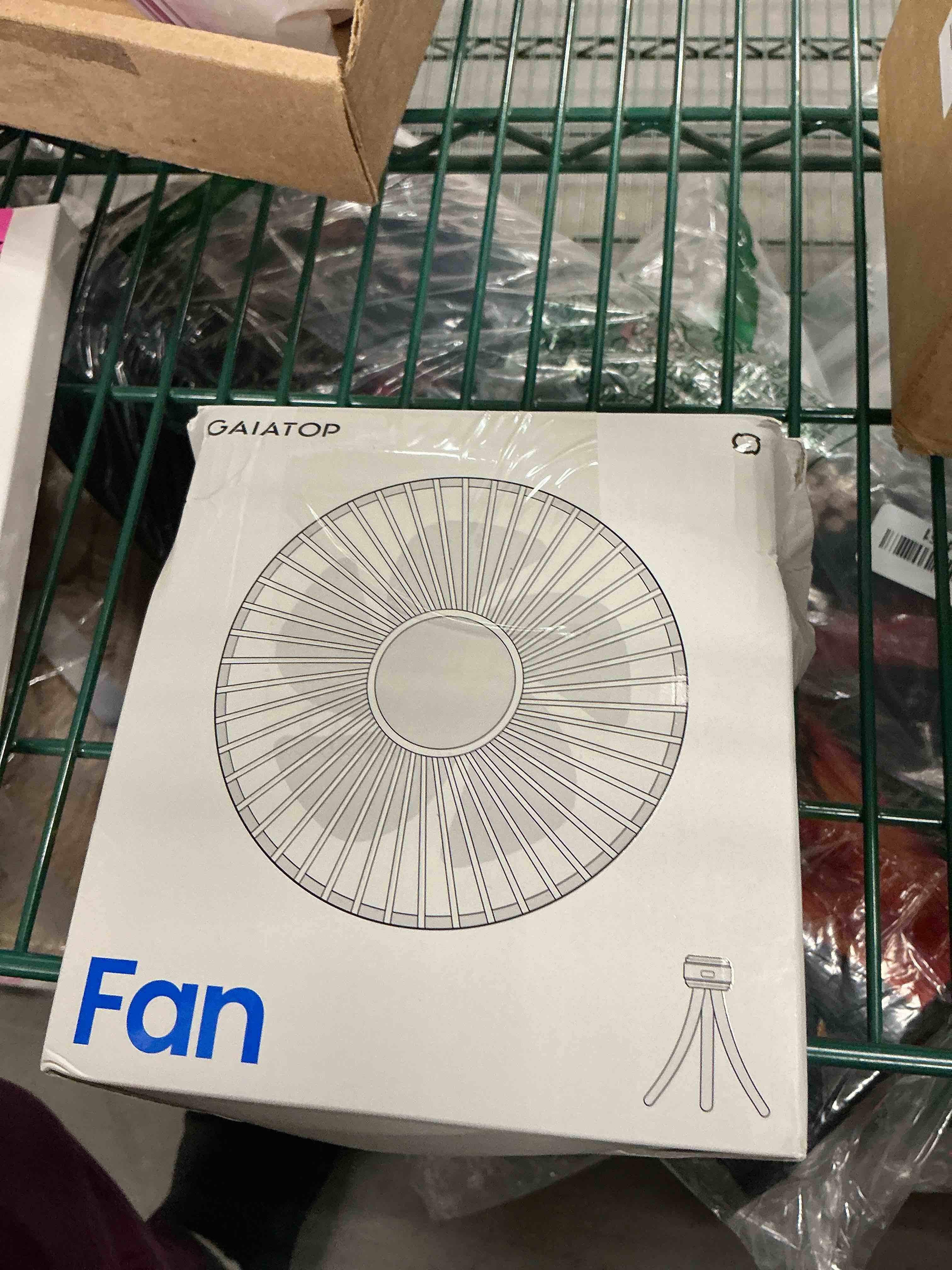 Condition photo showing Good Condition for Gaiatop Mini Portable Stroller Fan, Battery Operated Small Clip on, Detachable 3 Speed Rechargeable, 360° Rotate Flexible Tripod Better Cooling for Car Seat Crib Treadmill Travel Black