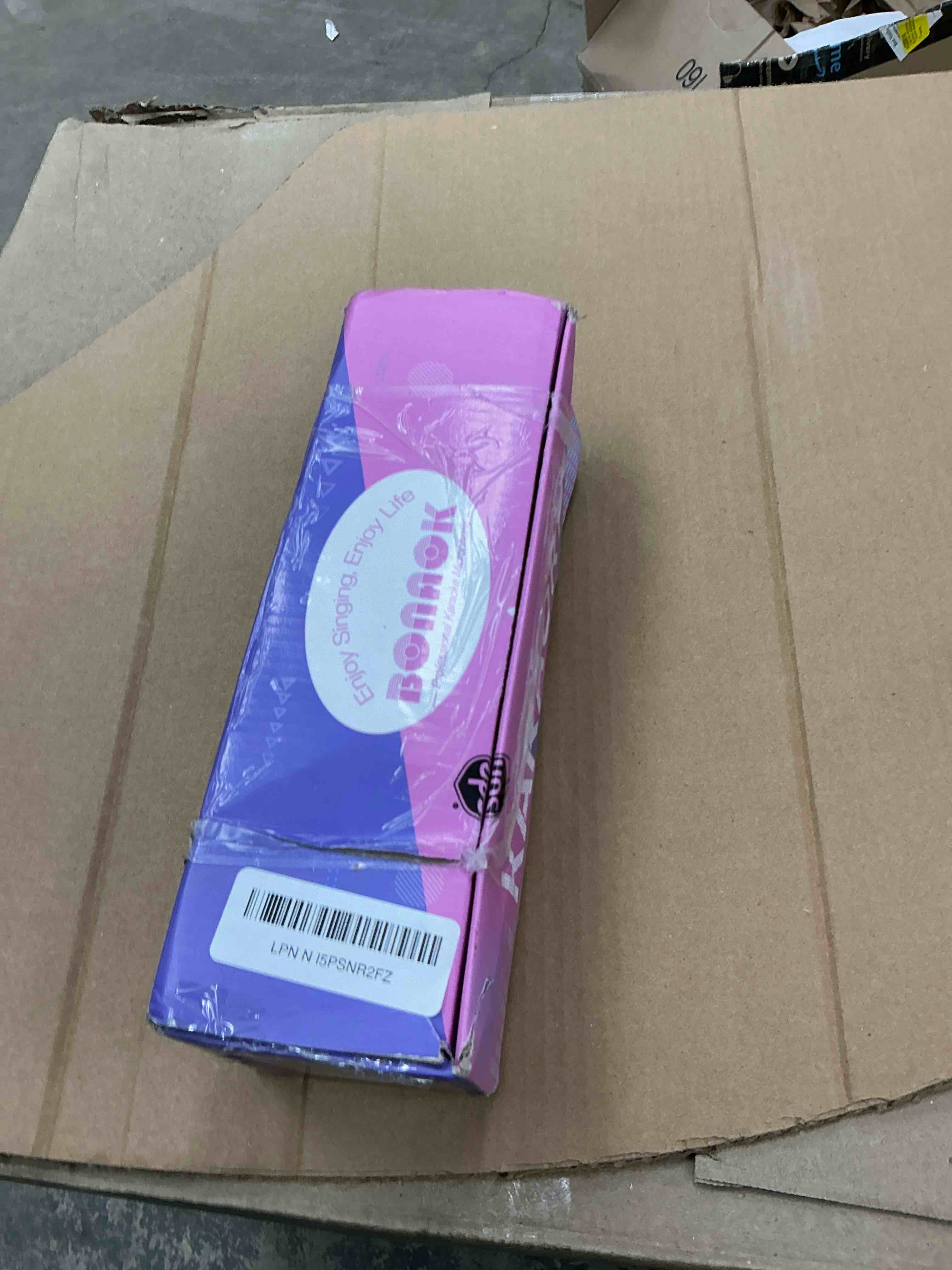 Condition photo showing Good Condition for BONAOK Karaoke Microphone for Kids & Adults - Bluetooth Microphones Singing Mic with Disco Lights, Echo Effect, Built-in Speaker Portable Karaoke Player for Party Travel Gifts Q78(Black)