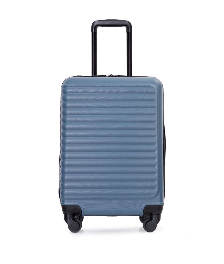 Travelhouse Hardshell Carry on Luggage 20" Lightweight Hardside Suitcase with Spinner Wheels.(Blue)