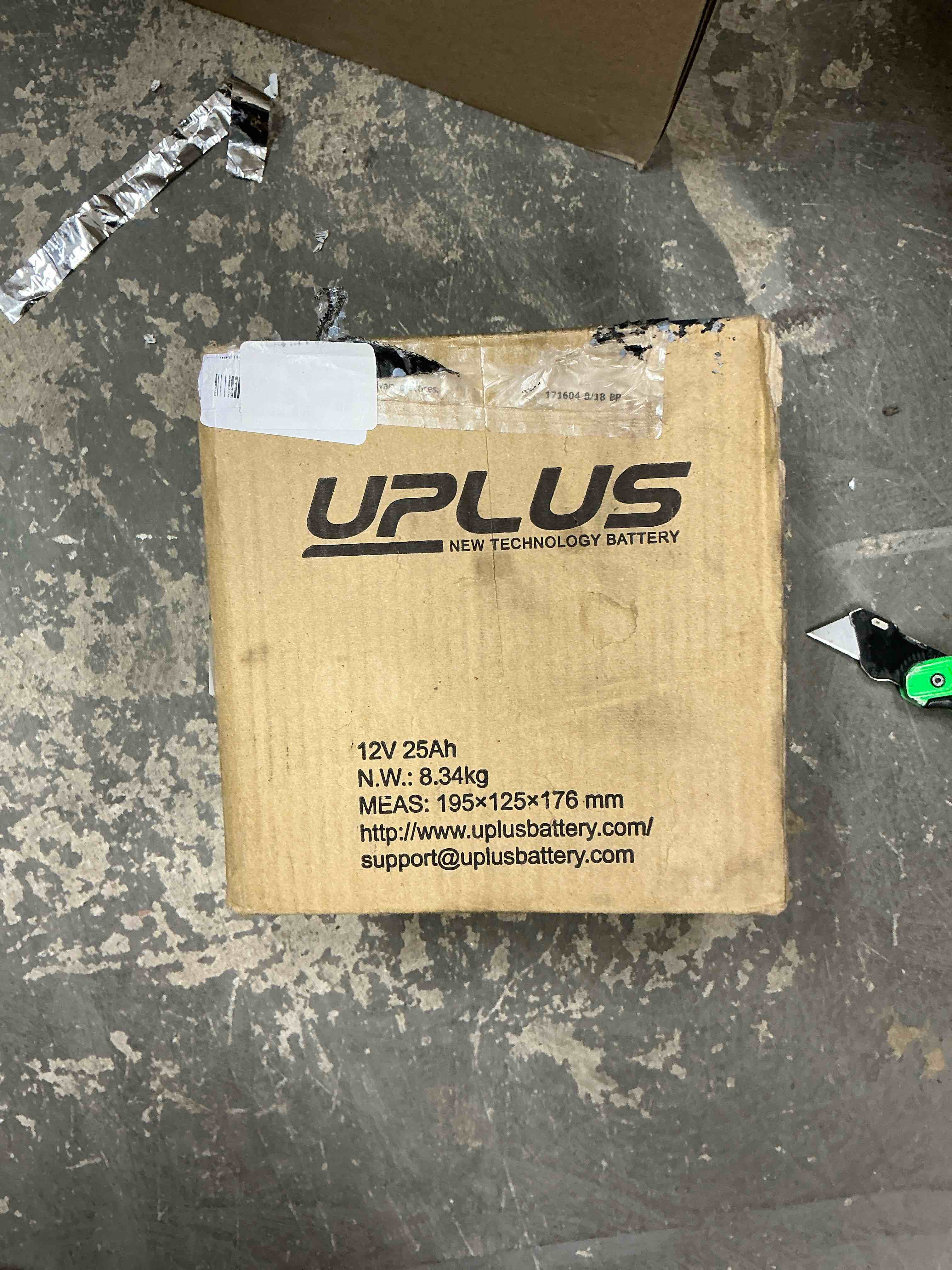 Condition photo showing As Is for UPLUS U1 Riding Lawn Mower Battery, 12V 330CCA Garden Tractors Battery Maintenance Free AGM Batteries, Fit for John Deere, Cub Cadet, Husqvarna, Craftsman, Toro, Ariens, Poulan Pro and Troy-Bilt