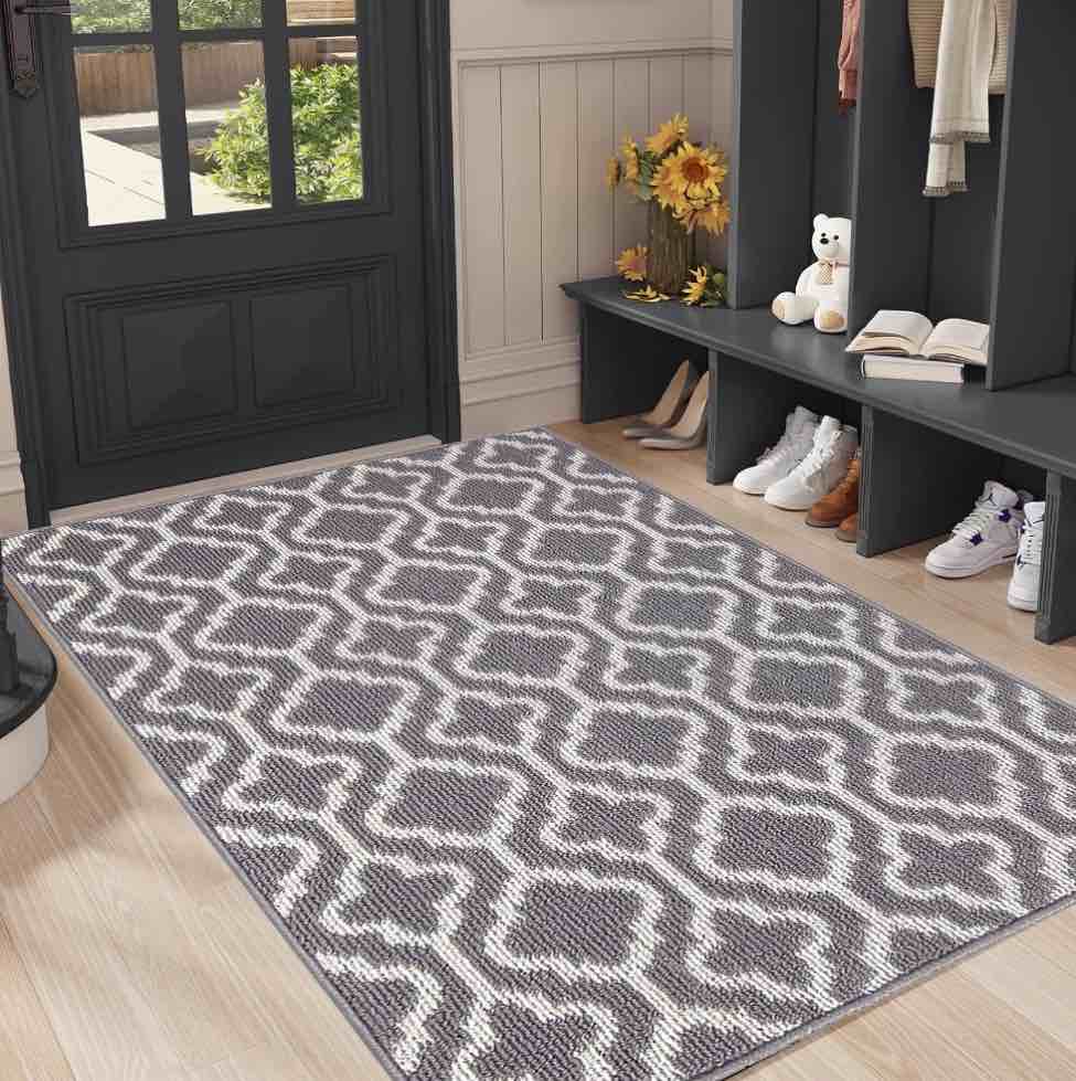 Yamaziot 36"x59" Front Oversize Door Mat Indoor Door Rug Non Slip Absorbent Dirts Trapper Doormat Entrance Area Rug, Outdoor Welcome Mats