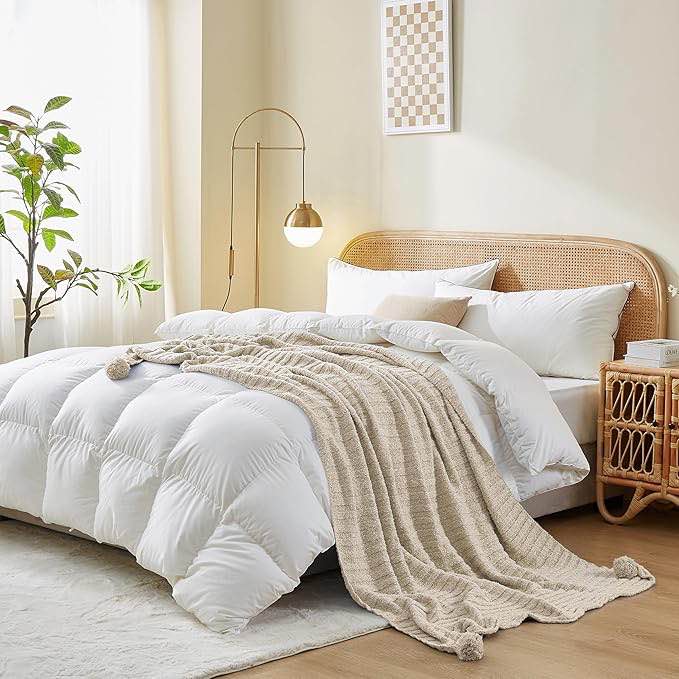 Hoshikuzu Fluffy Blanket with Pompoms (Gray, Medium)
