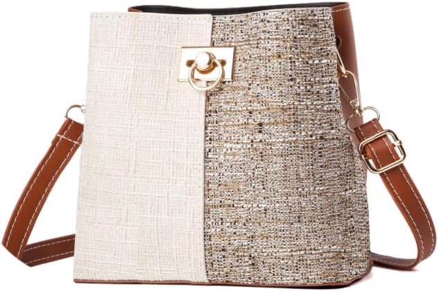 Cross Body Purse for Woman Trendy,Crossbody Bucket Bags-PU Leather with Adjustable Shoulder Strap, Multiple Pockets