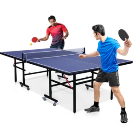 Naipo Ping Pong Table Professional Foldable Tennis Table, Standard Size,10 Minute Quick Assembly Tennis Table for Indoor/Outdoor Easy to Move 119LB