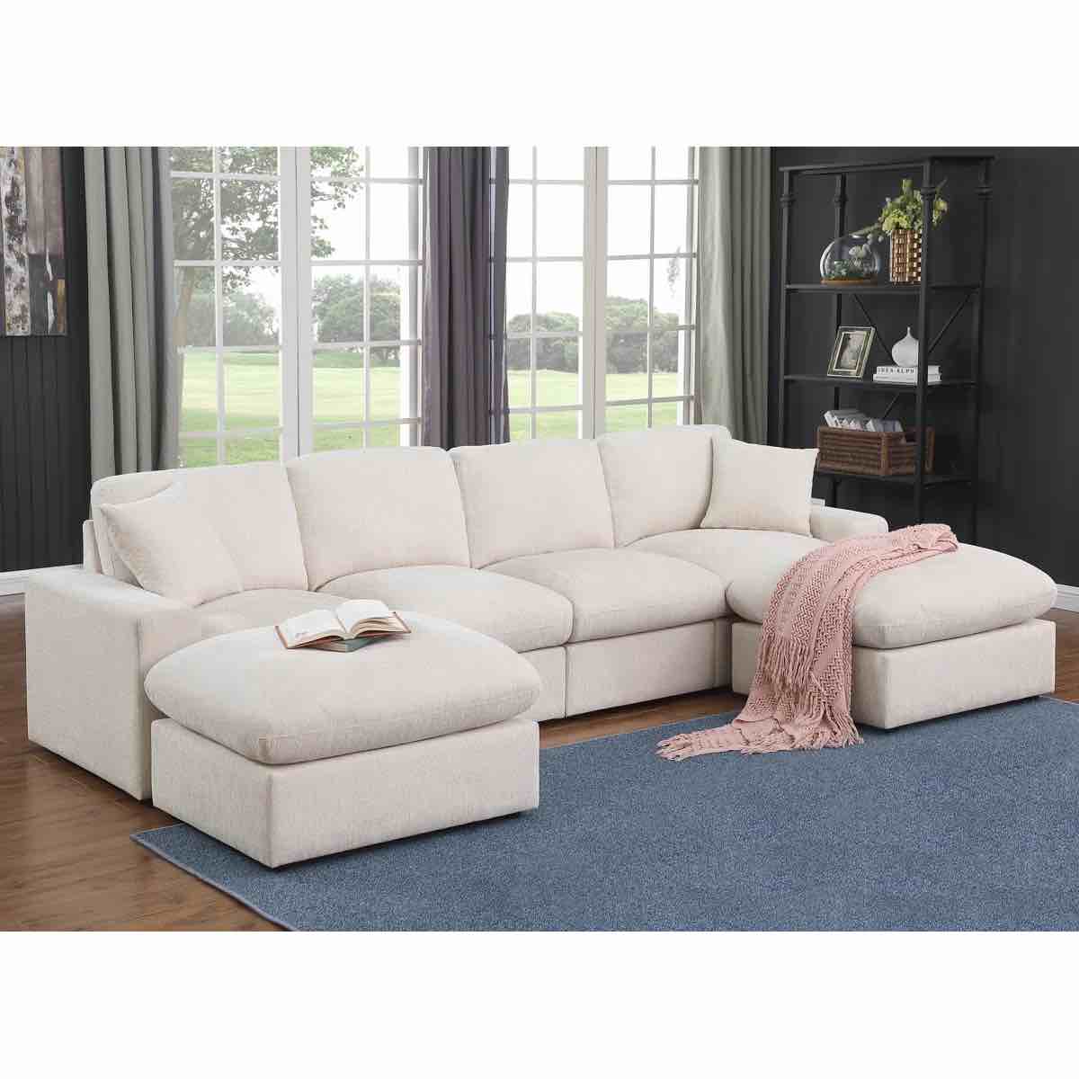 Tolzmann Sectional Sofa Bailey Cream
