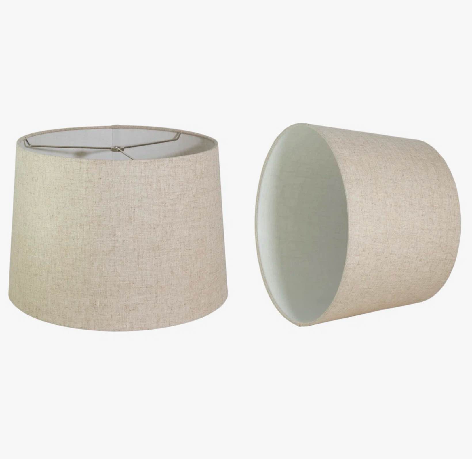 Linen Drum Lamp Shade