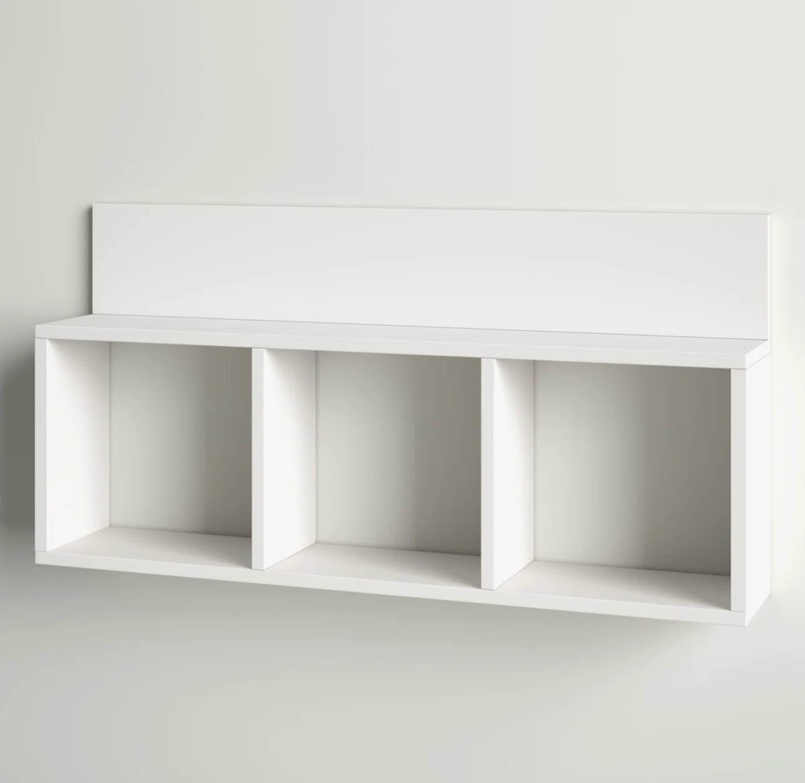 Mcneil 3-Cubby Manufactured Wood Wall Shelf