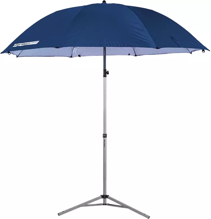 Sport-Brella 8' Premiere Umbrella with Freestand Base and Auger for Sand