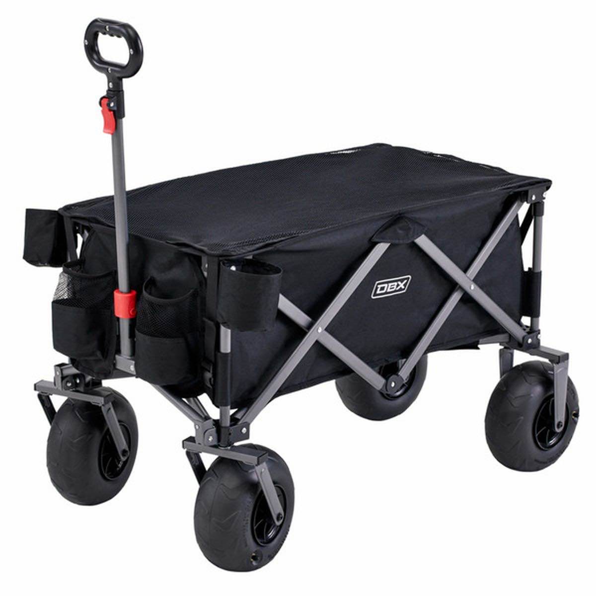 DBX Beach Wagon With Sand Wheels - Black