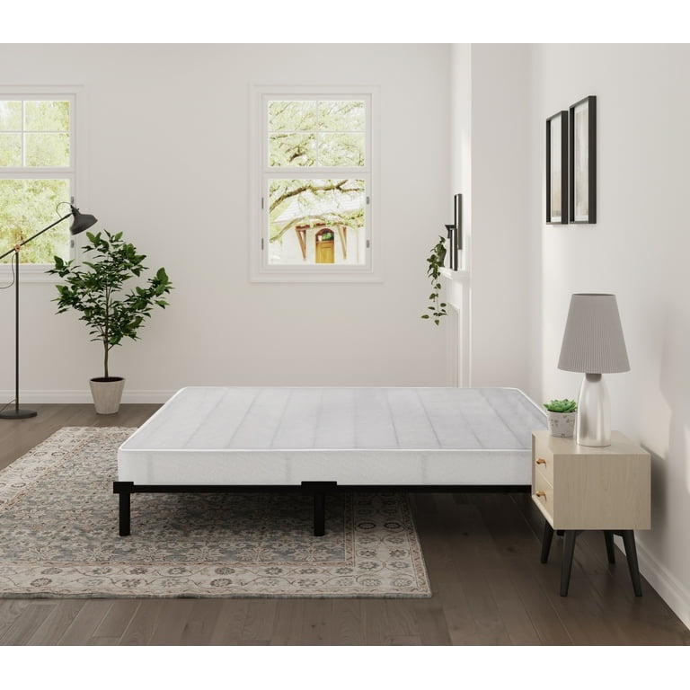 Arctus 5 inch Full Size Metal Box Spring, Mattress Foundation with Fabric Cover, Easy Assembly