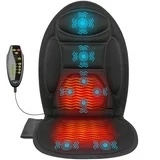 Mynt Back Massager Seat Cushion Massager with Heat, 8 Vibration Massage Nodes Massage Chair Pad for Home Office Chair