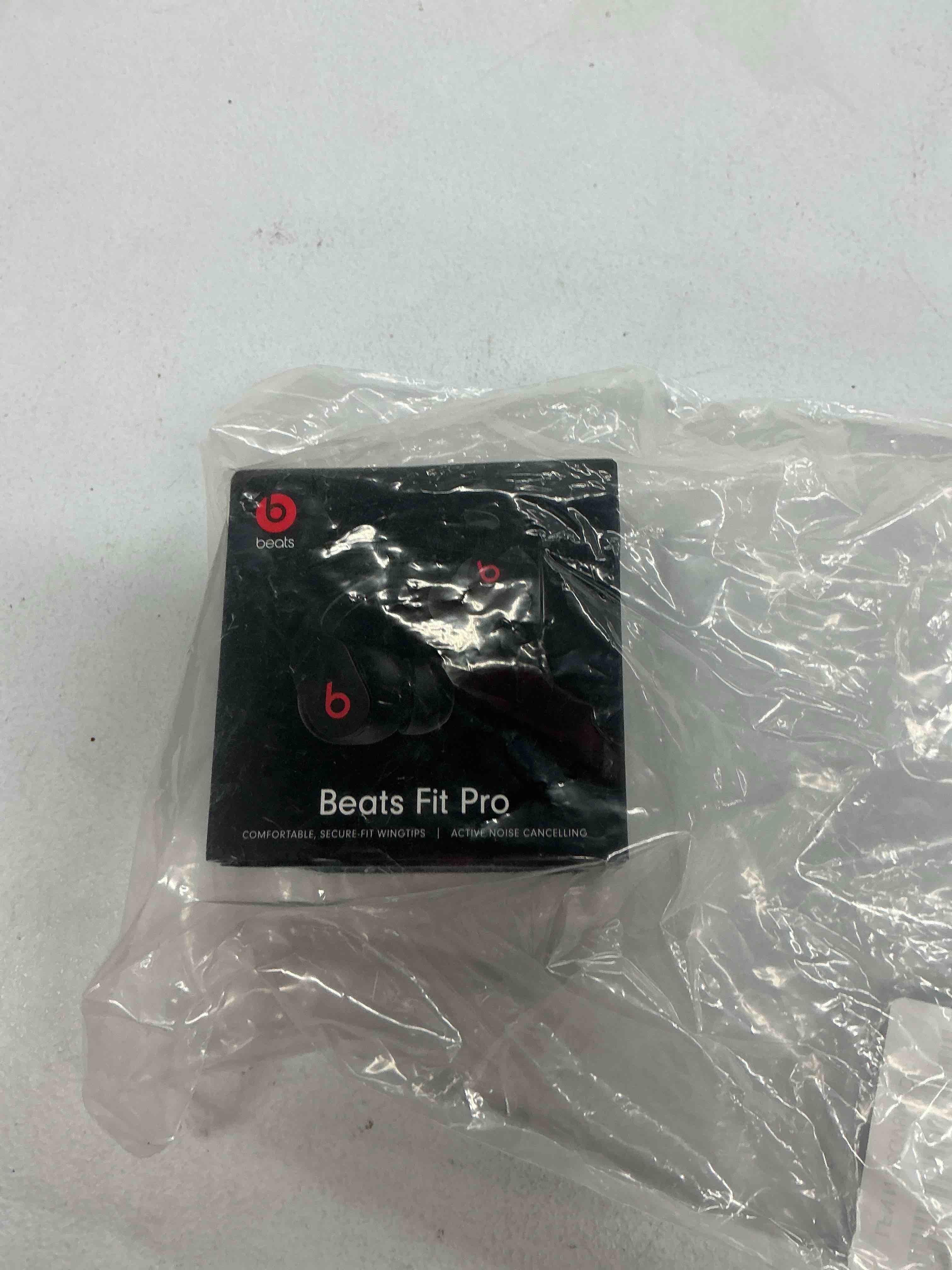 Condition photo showing New/Like New for Beats Fit Pro (1st Gen) - True Wireless Noise Cancelling Earbuds - Active Noise Cancelling - Sweat Resistant Earphones, Compatible with Apple & Android, Class 1 Bluetooth®- Beats Black Beats Black Fit Pro Without AppleCare+