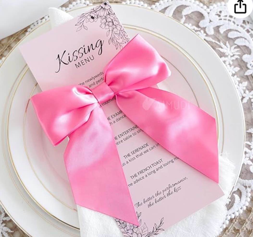 AIMUDI Black Satin Bows 5.5" Bows for Gift Wrapping Satin Twist Tie Bow Premade Ribbon Bow for Treat Bags Invitations Baskets Wreaths Crafts Wedding Birthday Party Baby Shower Decorations, 24 PCs Black 5.5"