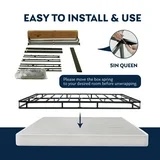 EGOHOME 5 inch Queen Size Metal Box Spring, Easy Assembly Mattress Foundation