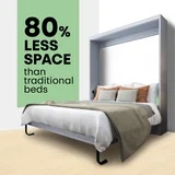 Murphy Bed Kit | Vertical Queen Wall Bed Hardware Kit To Build a DIY Murphy Bed Cabinet