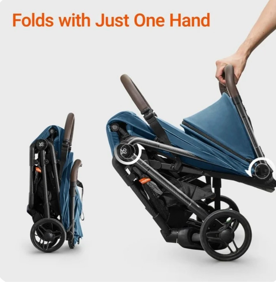 Mamazing Baby Stroller Ultra Air Lightweight Foldable Carbon Fiber Travel Stroller Toddler Infant