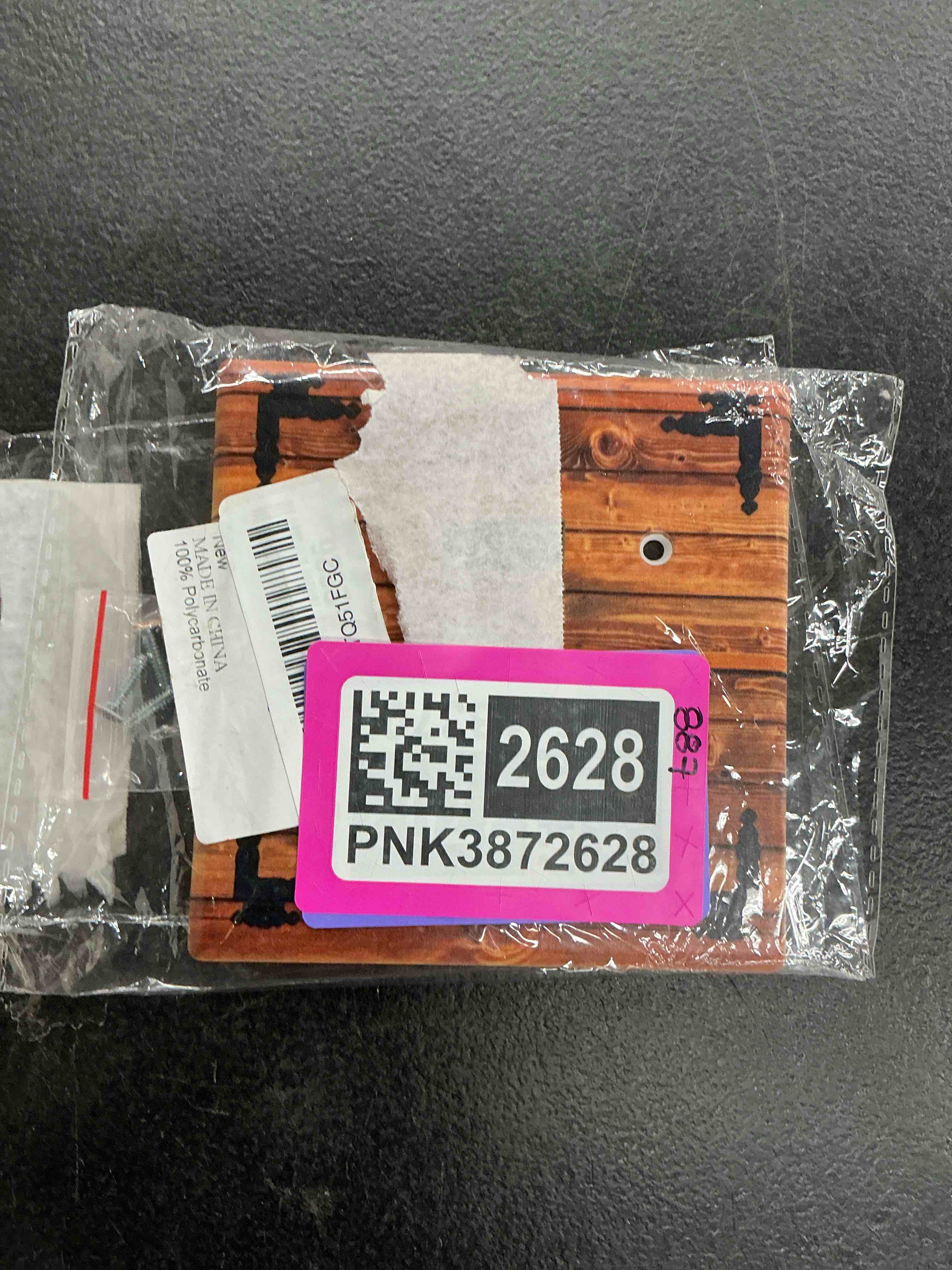 Condition photo showing Good Condition for faux wood decorative printed double light switch cover plates decorative 2 gang wall plate double toggle lightswitch cover double toggle wood rustic