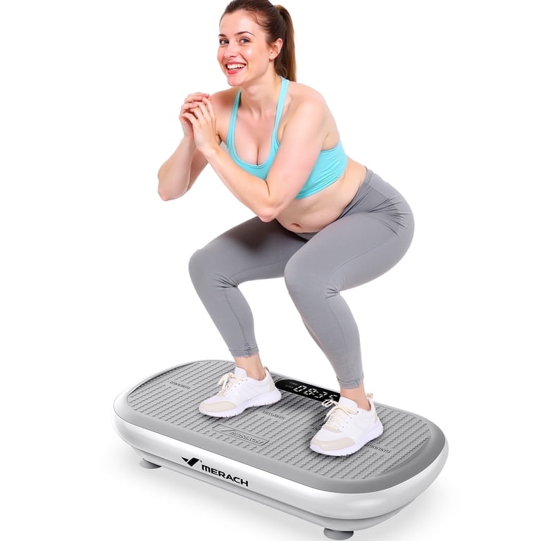 MERACH Vibration Plate Trainer Pro - 440 lb Support, Enhanced Motor, Bluetooth, Silicone Pedals  Image 1 of MERACH Vibration Plate Trainer Pro - 440 lb Support, Enhanced Motor, Bluetooth, Silicone Pedals  