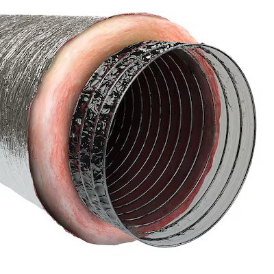 IMPERIAL 10.0-in x 25.0-ft Polyester Insulated Flexible Duct 6.0 - R