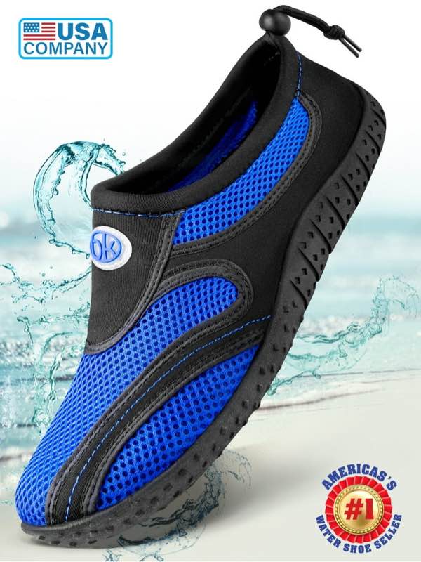 Bergman Kelly Mens Durable Water Shoes (Size 7-12), Beach Shoes, Training & Lifting Shoes, US Casual Shoes