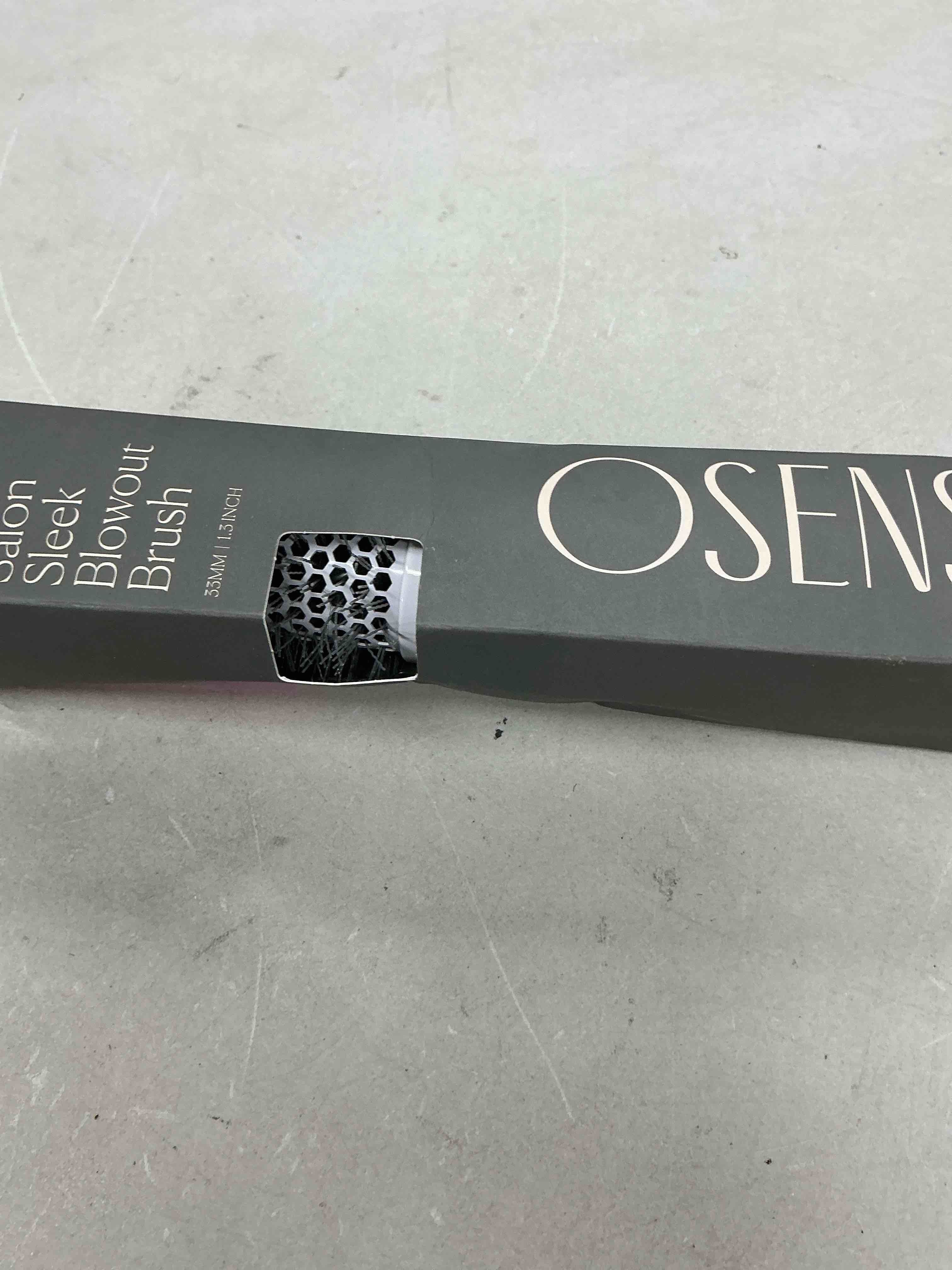 Condition photo showing Good Condition for professional round brush for blow drying - small ceramic ionic thermal barrel brush for sleek, precise heat styling and salon blowout - lightweight round hair brush (barrel 1.3 inch, bristle 2 inch)