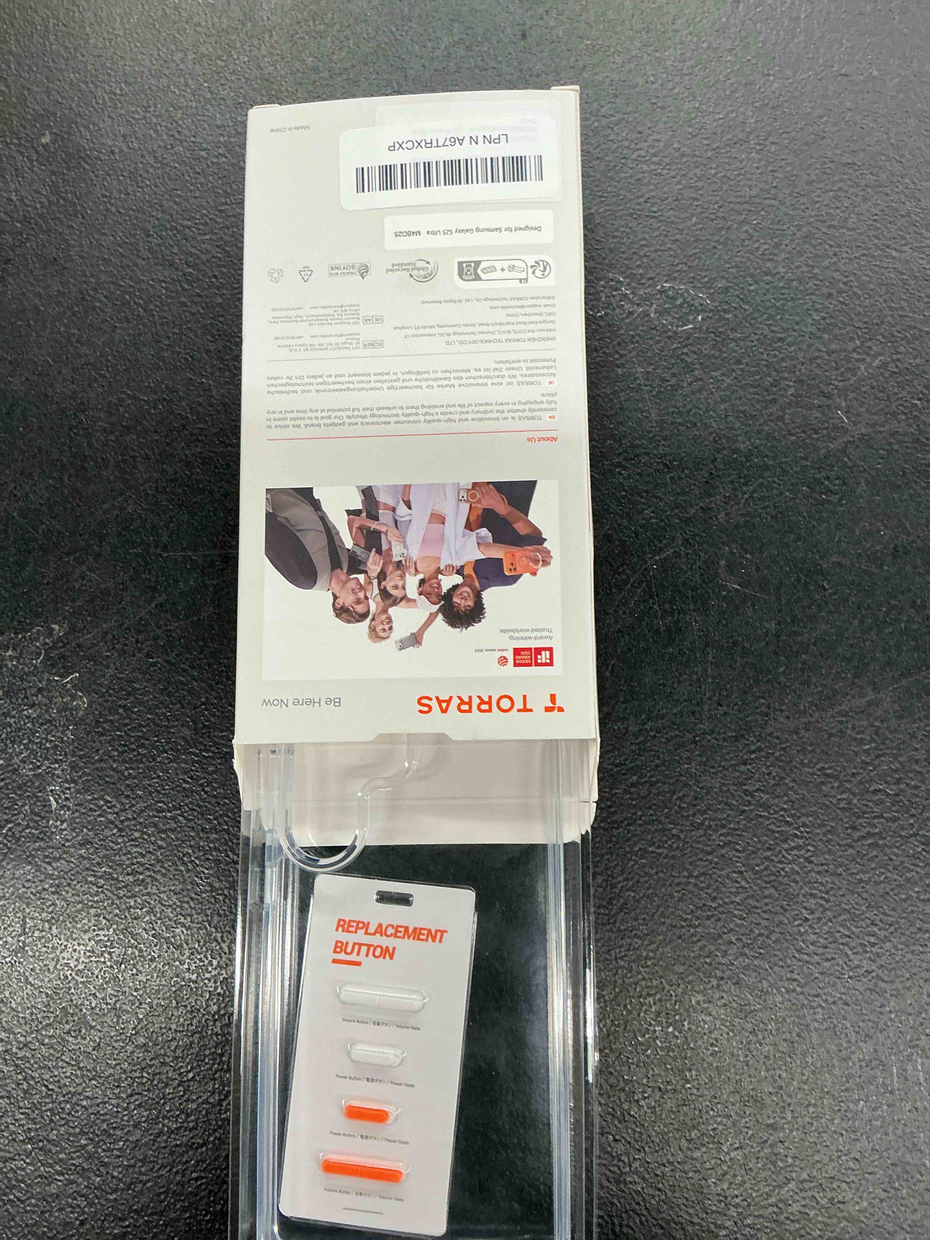 Condition photo showing Good Condition for torras shockproof for samsung galaxy s25 ultra case, [non-yellowing] [12ft military-grade protection] transparent slim case for samsung s25 ultra case, diamond clear, hard, 6.9'' guardian series s25 ultra 6.9'' s25 ultra-clear