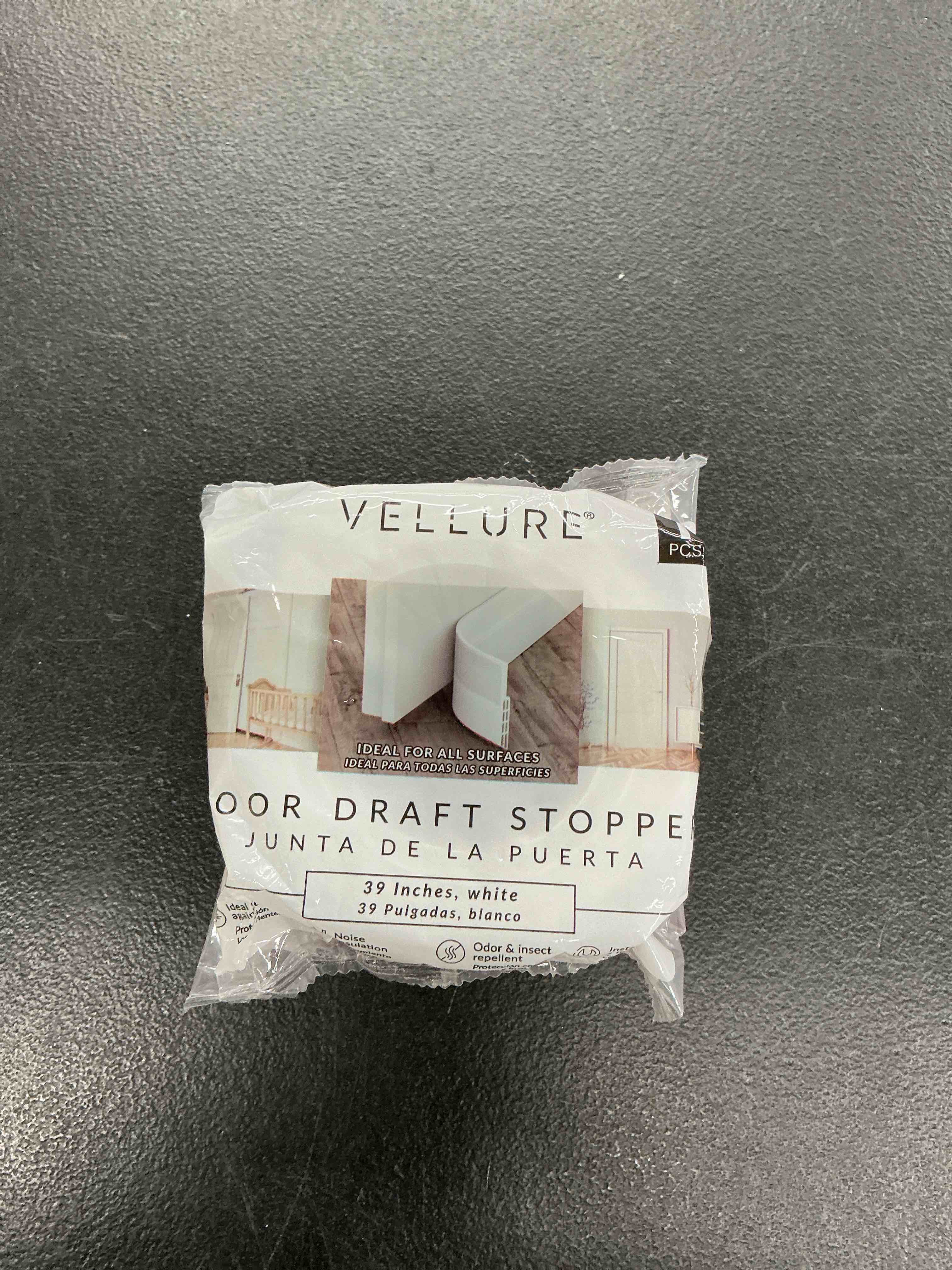 Condition photo showing New/Like New for vellure® door draft stopper for bottom of door - premium door sweep for bottom of door/weather stripping door seal (save energy – installs quickly and easily) door strip ideal for white 1