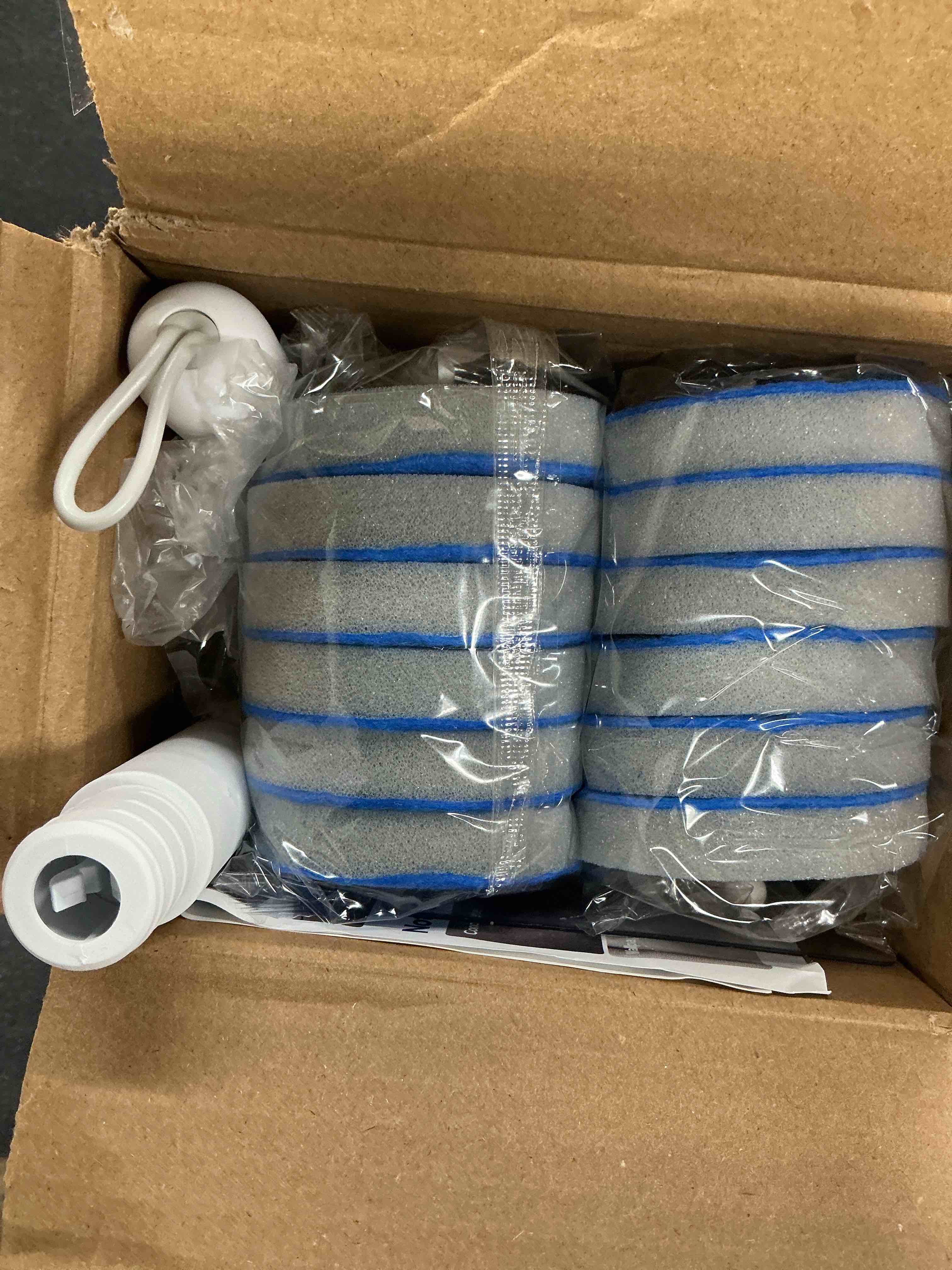 Condition photo showing New/Like New for disposable toilet cleaning system - toilet wand kit with 18 high-performance refills, wall mounted brush and holder for deep cleaning bathroom (brush + 18 refills) toilet brush+18 refills